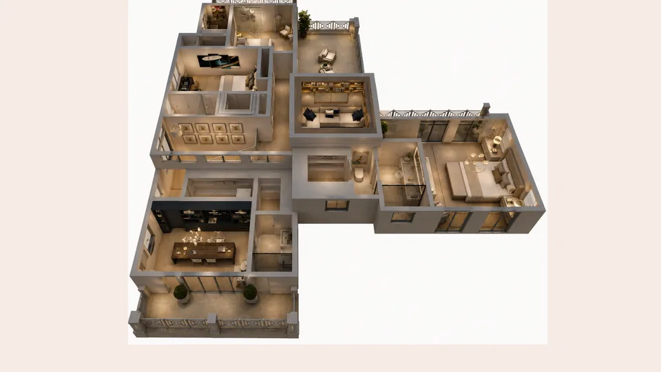 Architectural and interior design portfolio study 15 by Luisa Suarez
