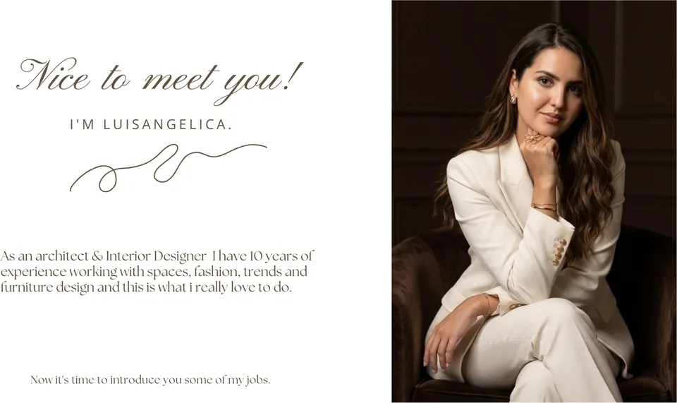 Portfolio introduction: Nice to meet you! I’m Luisangelica.